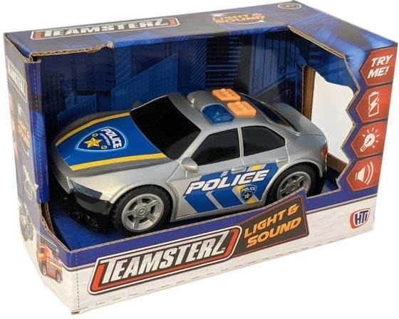 Coche de policía TEAMSTERZ con luces y sonidos