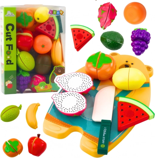 Set infantil para cortar fruta con tabla y cuchillo – juguete educativo