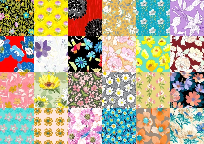 Puzzle Enjoy de motivos florales 1000 piezas