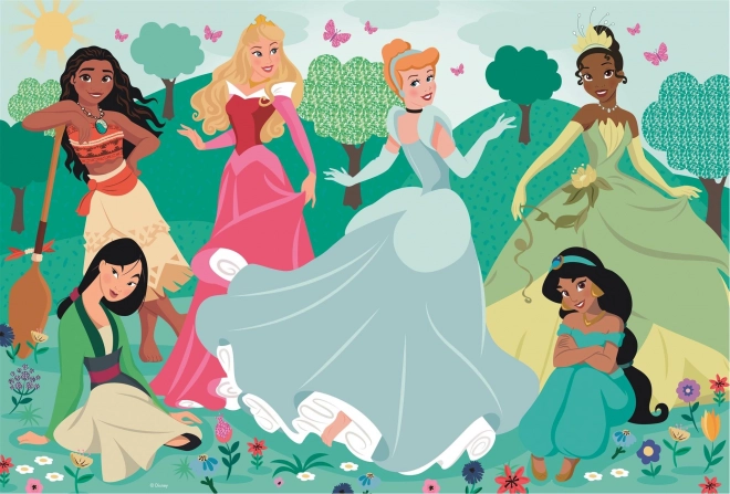 Puzzle maxi de 104 piezas Disney Princesas