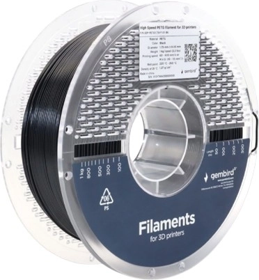 Filamento PETG High Speed 1,75 mm 1 kg negro