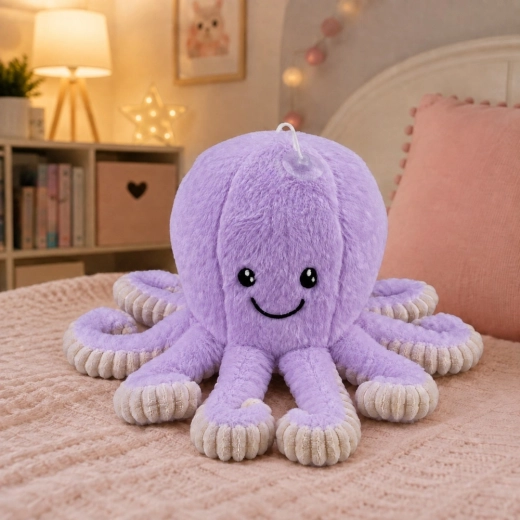 Suave amiguito de peluche con detalles bordados
