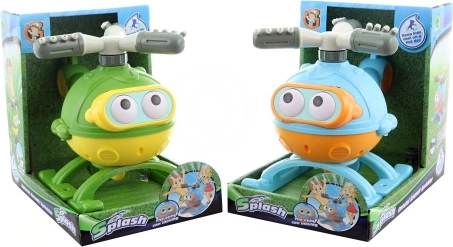 Helicóptero rociador de agua para niños