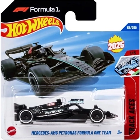 Coche de Fórmula 1 Mercedes-AMG Petronas de Hot Wheels
