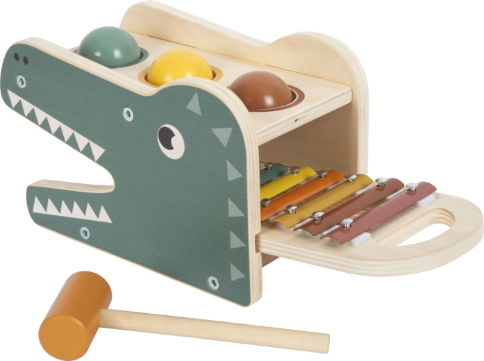 Juguete de madera para pequeños músicos
