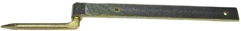Bisagra para grapa 400 mm, galvanizada, amarilla