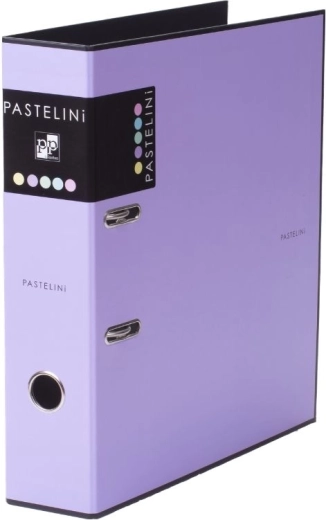 Archivador A4 PASTELINI morado, palanca 7 cm