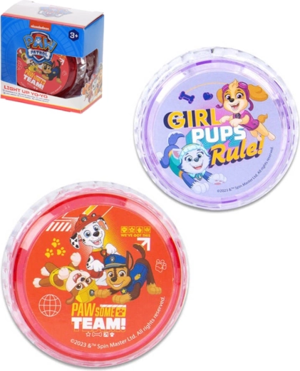 Yo-yo luminoso Patrulla Canina 6 cm a pilas - 1 pieza
