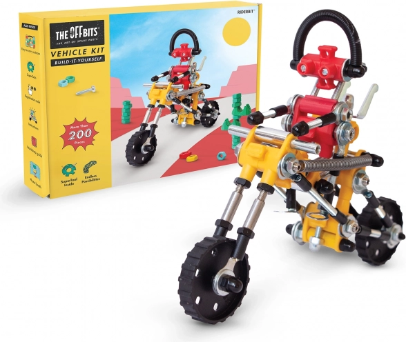Kit de construcción The OffBits RiderBit – robot en motocicleta