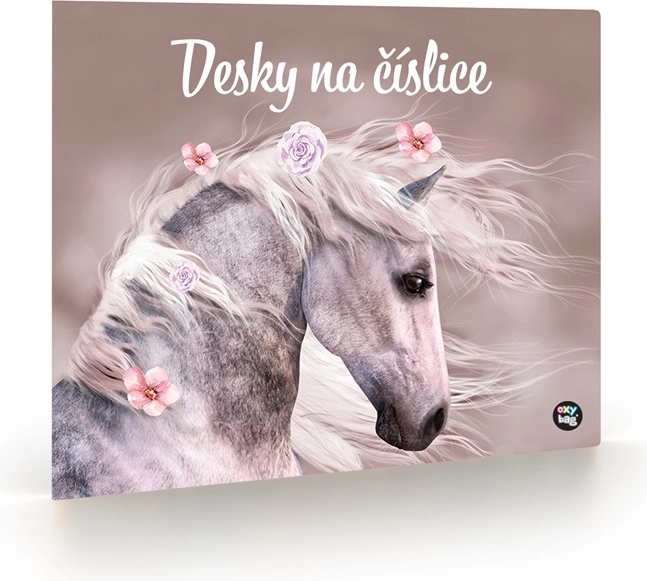 Carpeta para fichas numéricas con motivo de caballo Romantic Oxybag