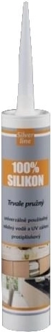 Silicona universal 100% acética 280 ml – blanca SILVER LINE