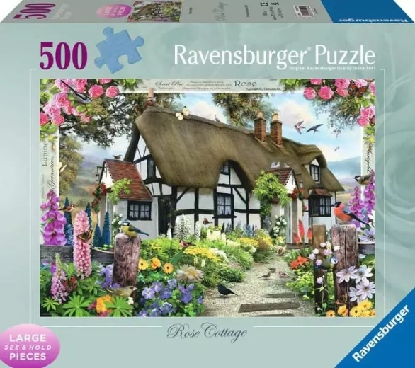 Ravensburger Puzzle Casita entre rosas 500 piezas