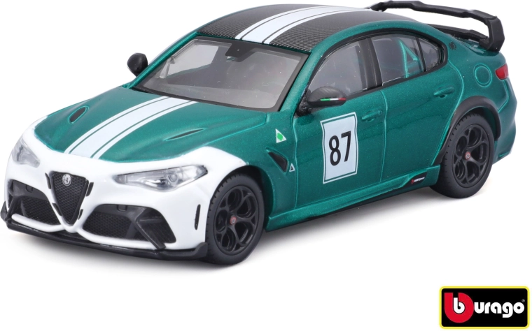 Modelo metálico Bburago 1:43 Alfa Romeo Giulia GTAm Racing