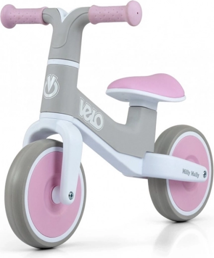 Bicicleta de equilibrio infantil con ruedas EVA de 7", sillín ergonómico y cuadro ligero – rosa
