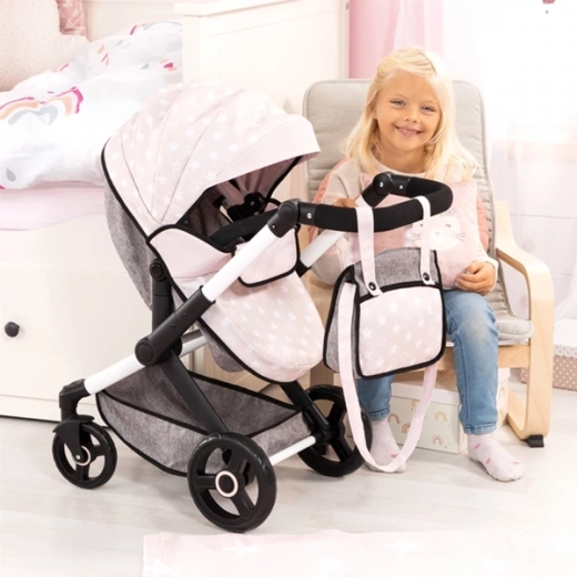 Cochecito convertible 2 en 1 para más posibilidades de juego