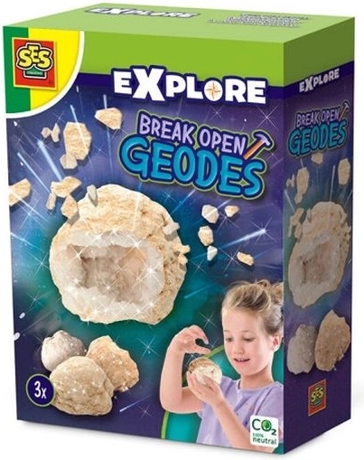 SES Creative Explore rompe geodas