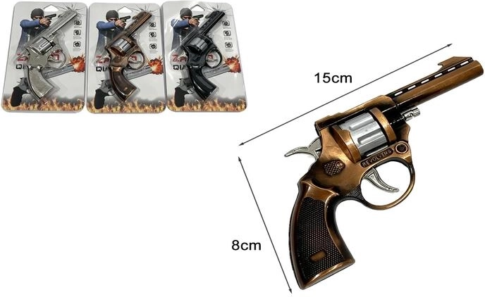 Pistola metálica de cápsulas