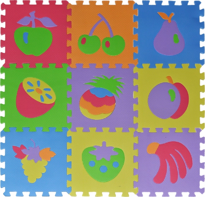 Puzzle de espuma Frutas 28 × 28 cm