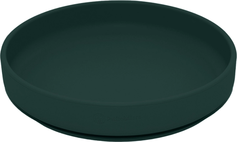 Plato con ventosa para comidas calientes y frías