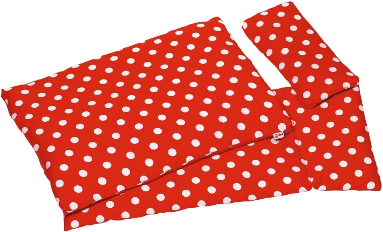 Ropa de cama colorida para muñecas con lunares - 1 pieza