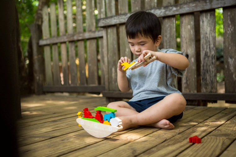 Juguete de madera ecológico de PlanToys