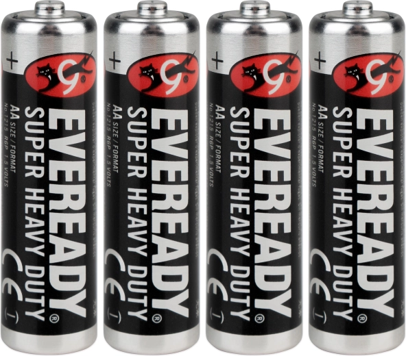 Energizer Eveready super heavy duty AA (R6) 4 uds