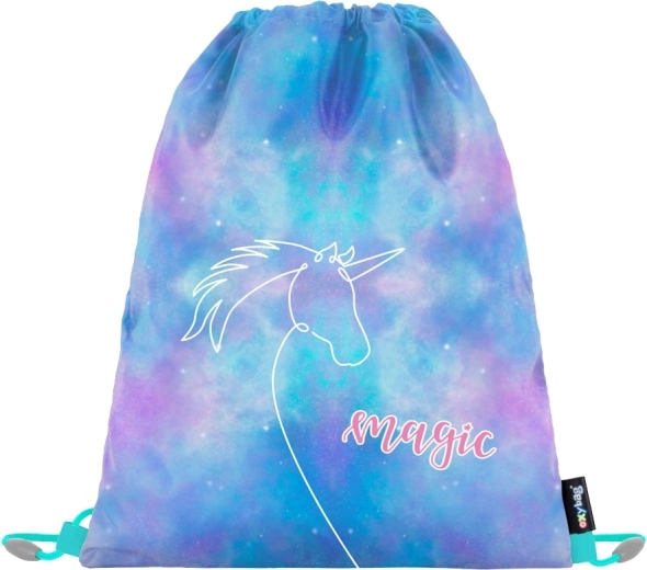 Bolsa para zapatillas Unicorn – saco escolar ligero para zapatillas de interior