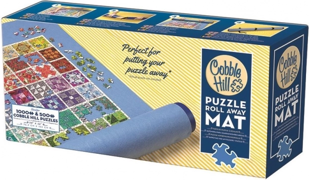 Alfombrilla enrollable para puzzles COBBLE HILL 500–1000 piezas (122 × 76 cm)