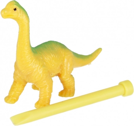 Dinosaurio como sorpresa en el interior