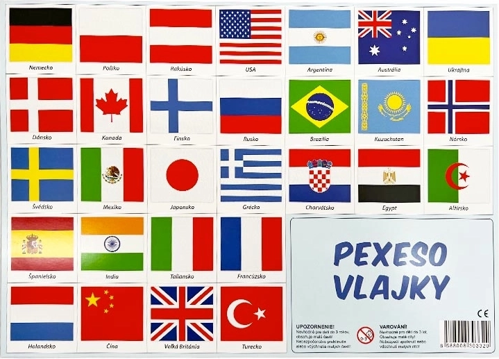 Memorama de banderas de países