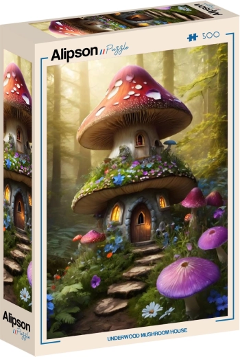 Puzzle Alipson Casita de setas en el bosque 500 piezas