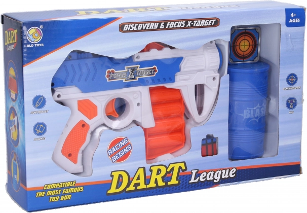 Pistola con dardos de espuma