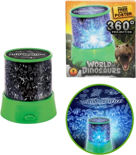 Proyector de luz infantil con dinosaurios