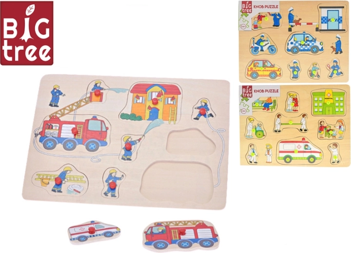Encajable de madera de servicios de emergencia 30 × 22,5 cm, 12m+