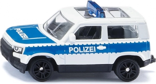 Modelo de coche policial Land Rover Defender Siku