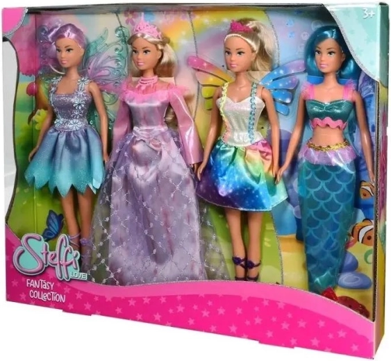 Colección de fantasía Steffi Love con 4 muñecas