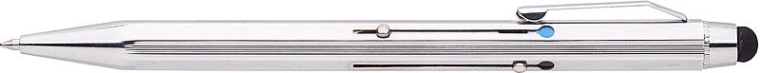 Bolígrafo CONCORDE Classic 4 en 1 con punta táctil, plateado