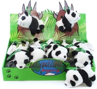 Llavero de peluche panda 12 cm
