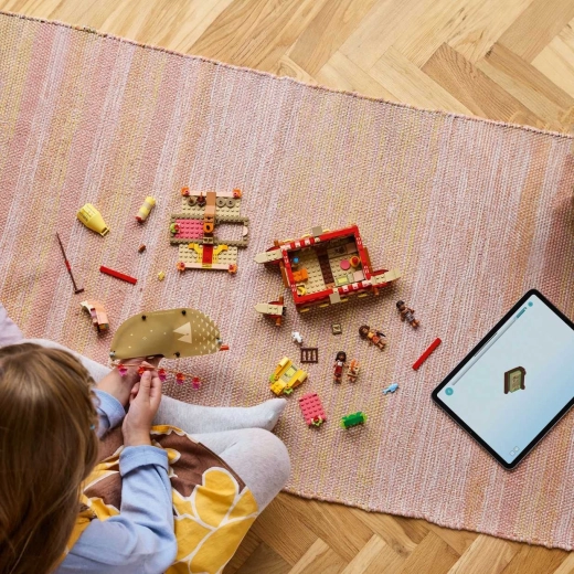 Construcción con la app LEGO Builder