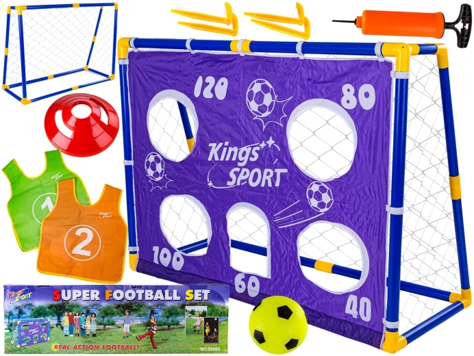Set de fútbol con portería para niños