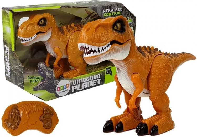 Tiranosaurio RC con mando a distancia, luz y sonido