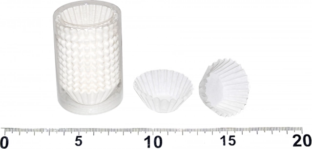 Capacillos de repostería blancos