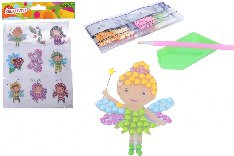 Set creativo de pegatinas de diamantes – hadas mix