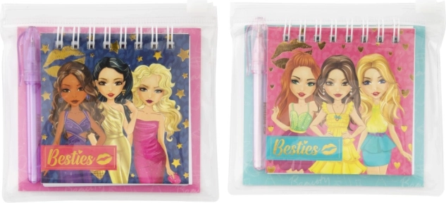 Mini bloc de notas con lápiz Besties