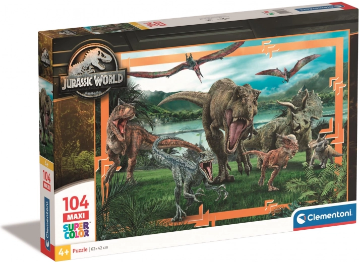 Maxi puzzle de 104 piezas Jurassic World
