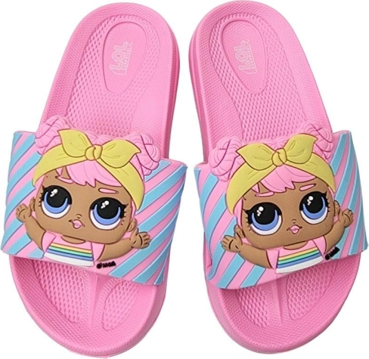 Zapatillas infantiles LOL Surprise! rosas con motivo 3D