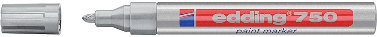 Rotulador de pintura EDDING 750 – Plata