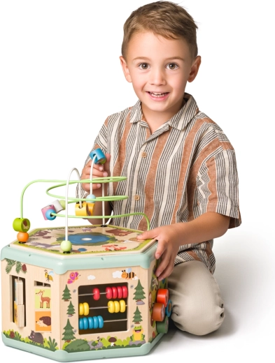 Animales del bosque y diseño pastel que encanta a los niños