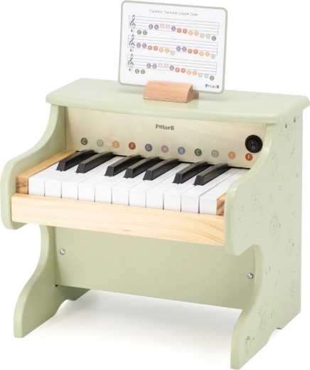 Piano infantil de madera PolarB verde