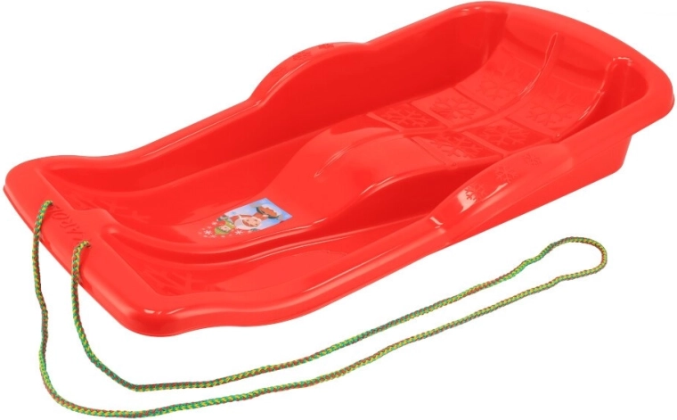 Trineo de plástico Baby Mix Karol – rojo